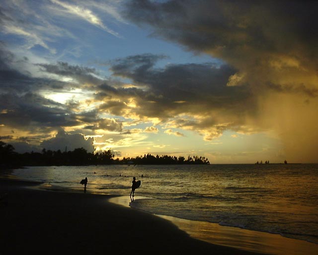 Pointe venus de la plage de MAHINA