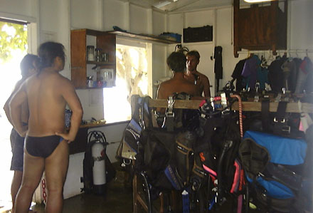 Le materiel est preparer avec soin par les instructeurs.